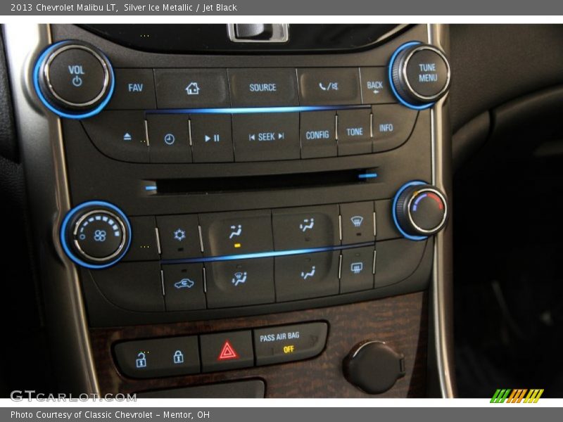 Silver Ice Metallic / Jet Black 2013 Chevrolet Malibu LT