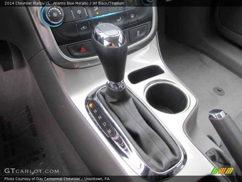 Atlantis Blue Metallic / Jet Black/Titanium 2014 Chevrolet Malibu LS