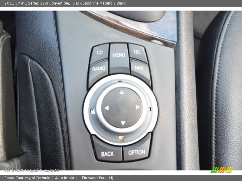 Black Sapphire Metallic / Black 2011 BMW 1 Series 128i Convertible