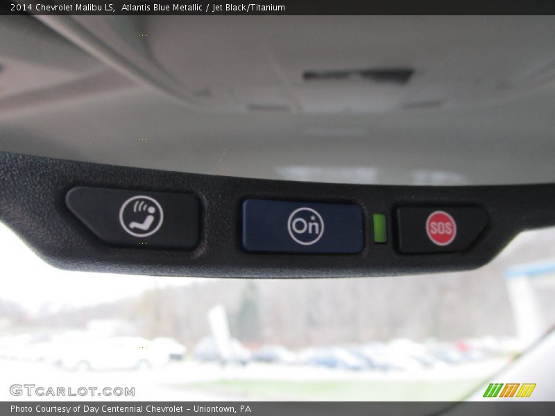 Atlantis Blue Metallic / Jet Black/Titanium 2014 Chevrolet Malibu LS