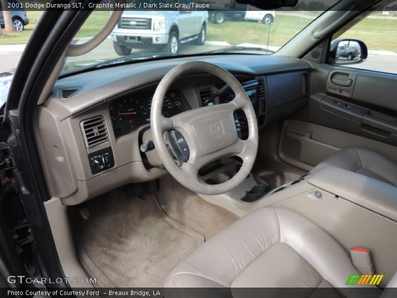 Graphite Metallic / Dark Slate Gray/Taupe 2001 Dodge Durango SLT