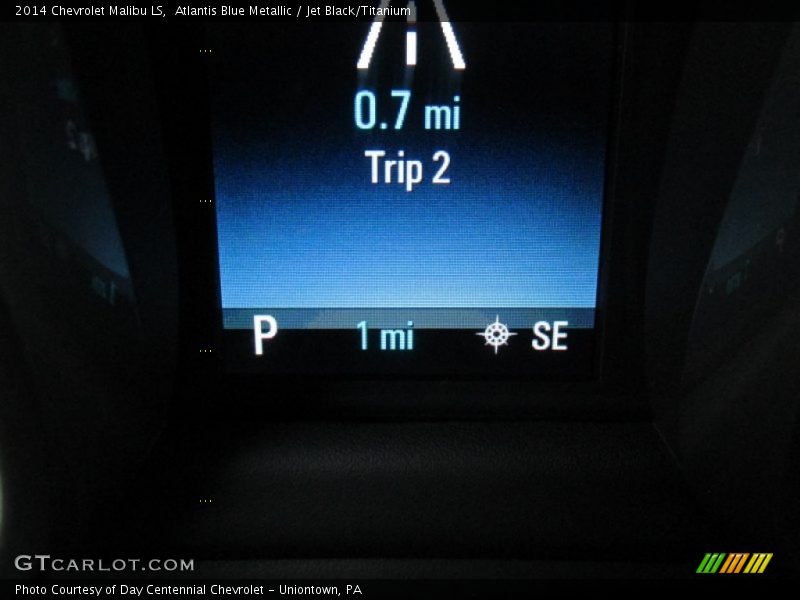Atlantis Blue Metallic / Jet Black/Titanium 2014 Chevrolet Malibu LS
