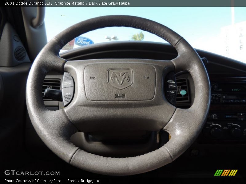Graphite Metallic / Dark Slate Gray/Taupe 2001 Dodge Durango SLT