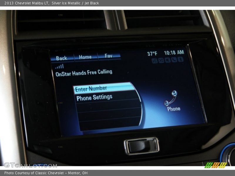 Silver Ice Metallic / Jet Black 2013 Chevrolet Malibu LT