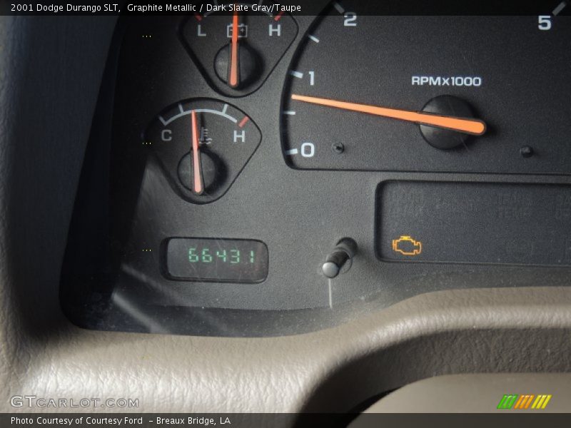 Graphite Metallic / Dark Slate Gray/Taupe 2001 Dodge Durango SLT