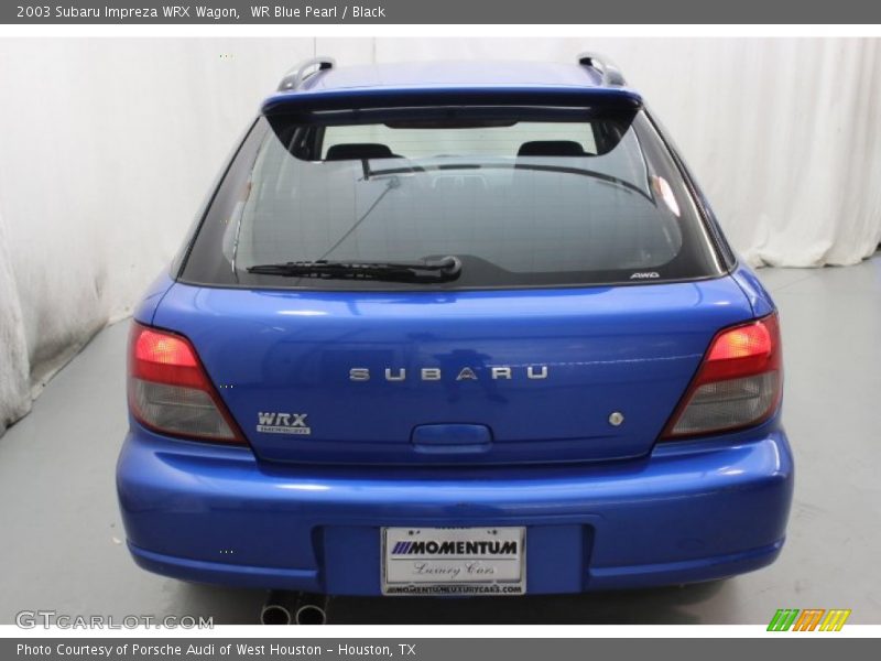 WR Blue Pearl / Black 2003 Subaru Impreza WRX Wagon