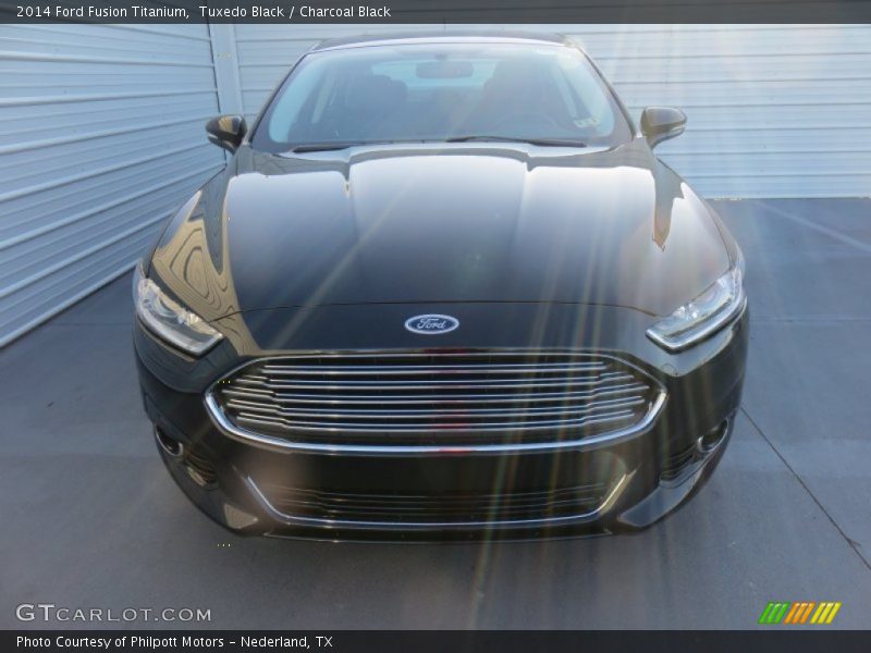 Tuxedo Black / Charcoal Black 2014 Ford Fusion Titanium