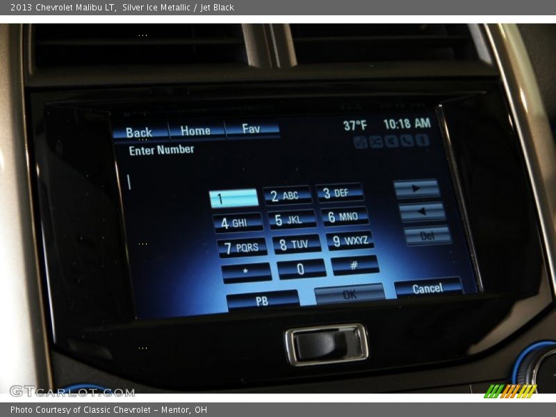 Silver Ice Metallic / Jet Black 2013 Chevrolet Malibu LT