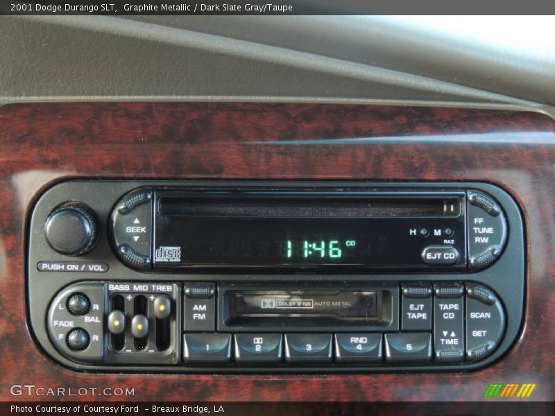 Graphite Metallic / Dark Slate Gray/Taupe 2001 Dodge Durango SLT