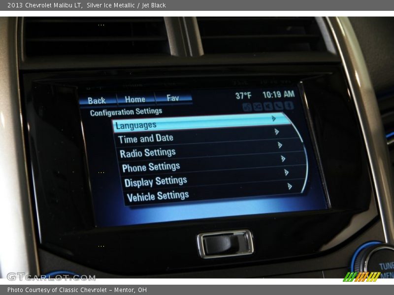 Silver Ice Metallic / Jet Black 2013 Chevrolet Malibu LT
