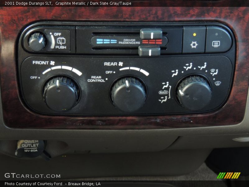 Graphite Metallic / Dark Slate Gray/Taupe 2001 Dodge Durango SLT