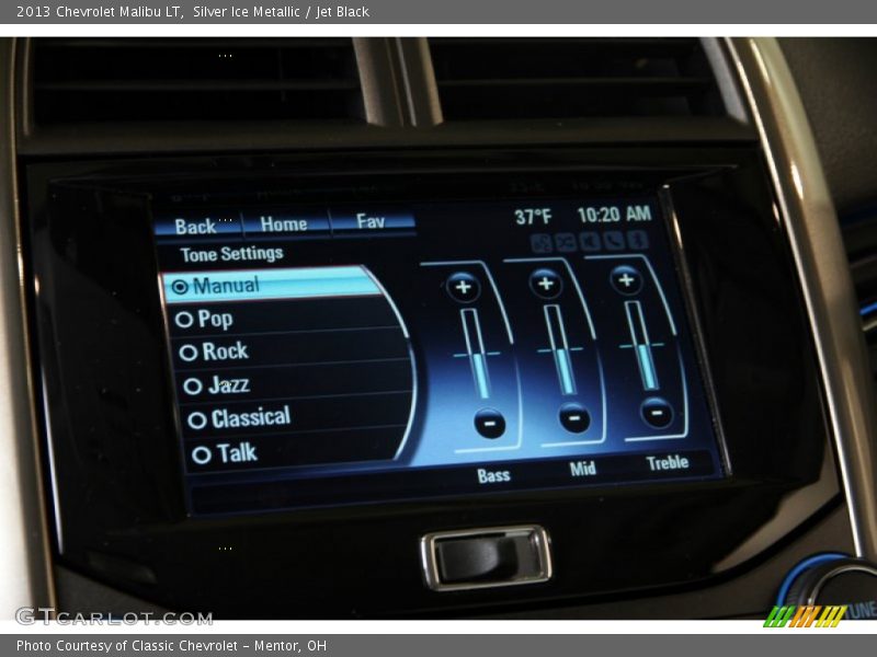 Silver Ice Metallic / Jet Black 2013 Chevrolet Malibu LT
