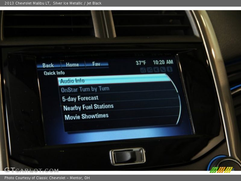 Silver Ice Metallic / Jet Black 2013 Chevrolet Malibu LT