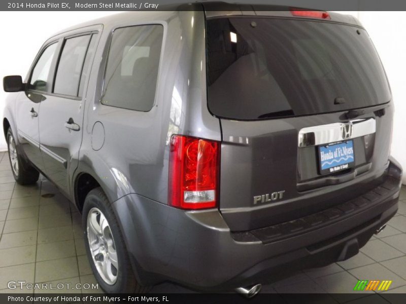 Modern Steel Metallic / Gray 2014 Honda Pilot EX