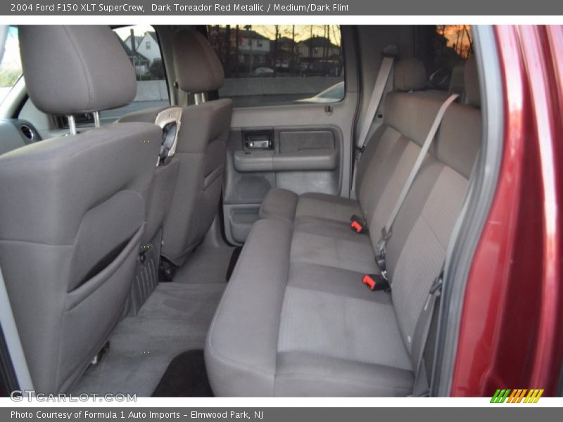 Dark Toreador Red Metallic / Medium/Dark Flint 2004 Ford F150 XLT SuperCrew