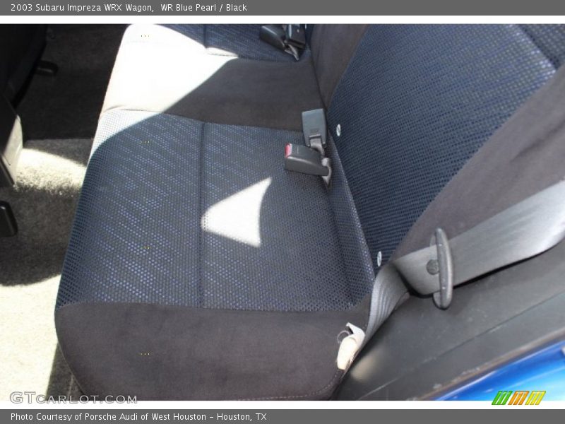 WR Blue Pearl / Black 2003 Subaru Impreza WRX Wagon