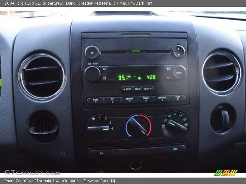 Dark Toreador Red Metallic / Medium/Dark Flint 2004 Ford F150 XLT SuperCrew