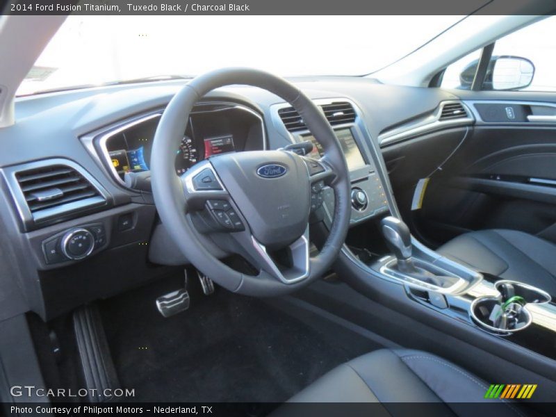 Tuxedo Black / Charcoal Black 2014 Ford Fusion Titanium