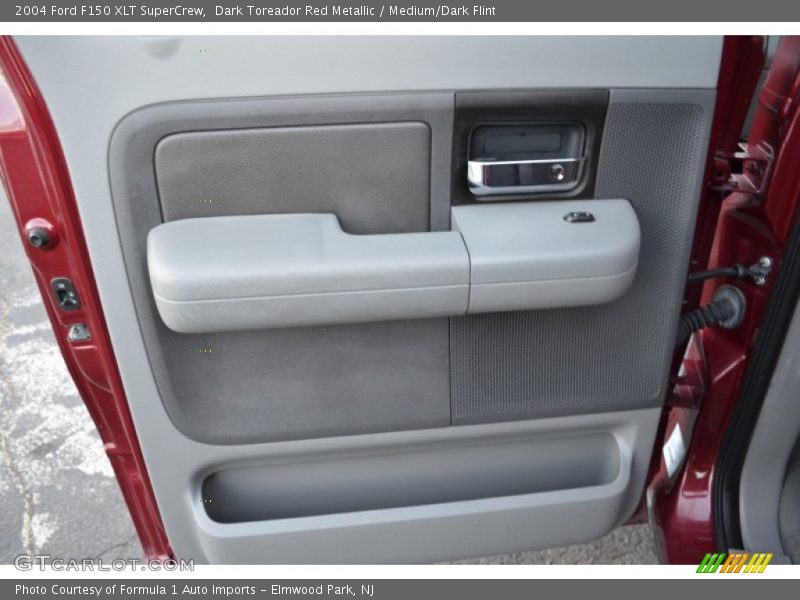 Dark Toreador Red Metallic / Medium/Dark Flint 2004 Ford F150 XLT SuperCrew