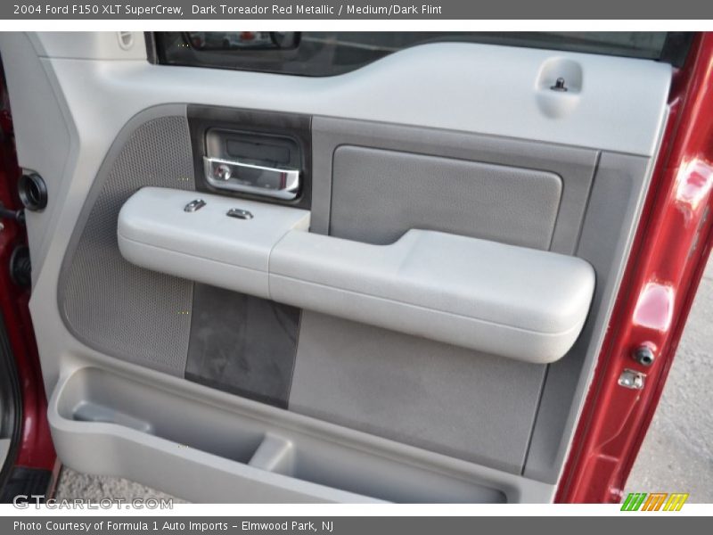 Dark Toreador Red Metallic / Medium/Dark Flint 2004 Ford F150 XLT SuperCrew