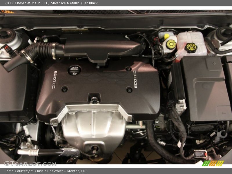 Silver Ice Metallic / Jet Black 2013 Chevrolet Malibu LT
