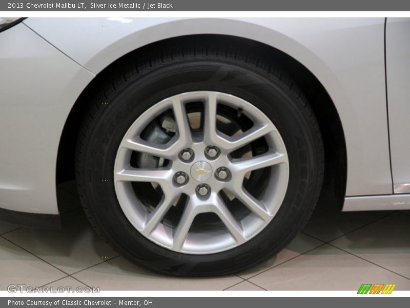 Silver Ice Metallic / Jet Black 2013 Chevrolet Malibu LT
