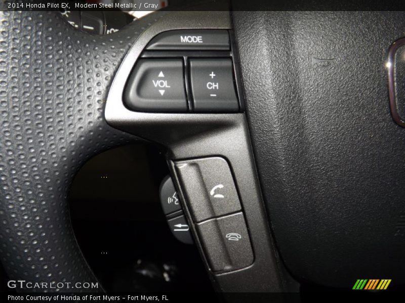 Modern Steel Metallic / Gray 2014 Honda Pilot EX