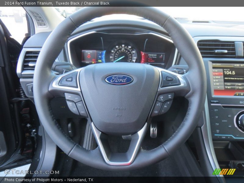 Tuxedo Black / Charcoal Black 2014 Ford Fusion Titanium