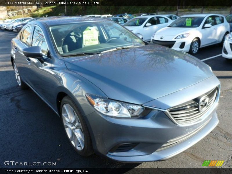 Blue Reflex Mica / Black 2014 Mazda MAZDA6 Touring