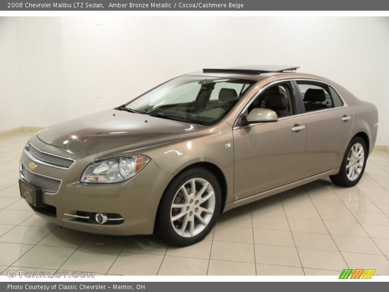 Amber Bronze Metallic / Cocoa/Cashmere Beige 2008 Chevrolet Malibu LTZ Sedan