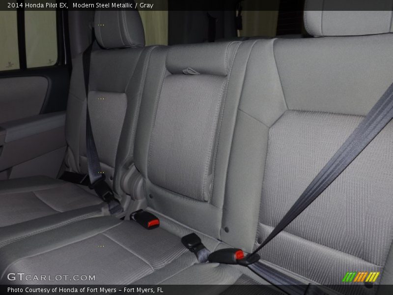 Modern Steel Metallic / Gray 2014 Honda Pilot EX