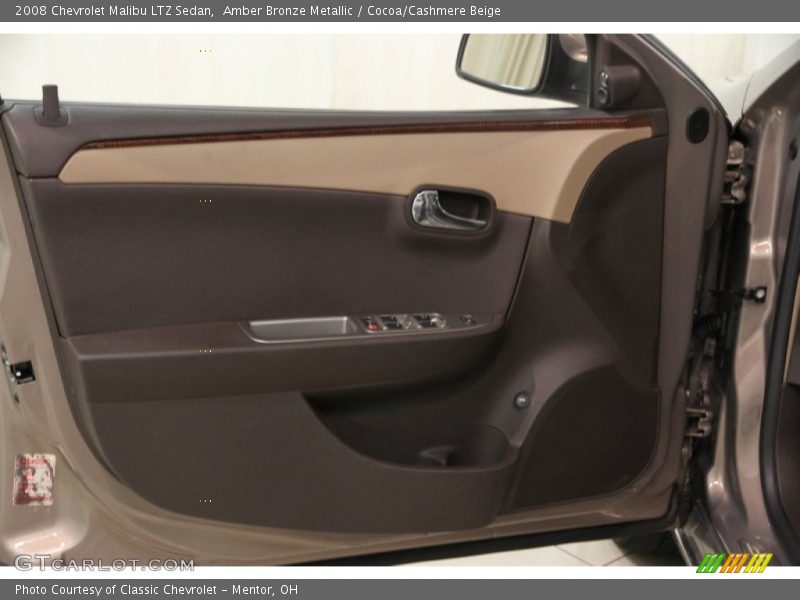 Amber Bronze Metallic / Cocoa/Cashmere Beige 2008 Chevrolet Malibu LTZ Sedan