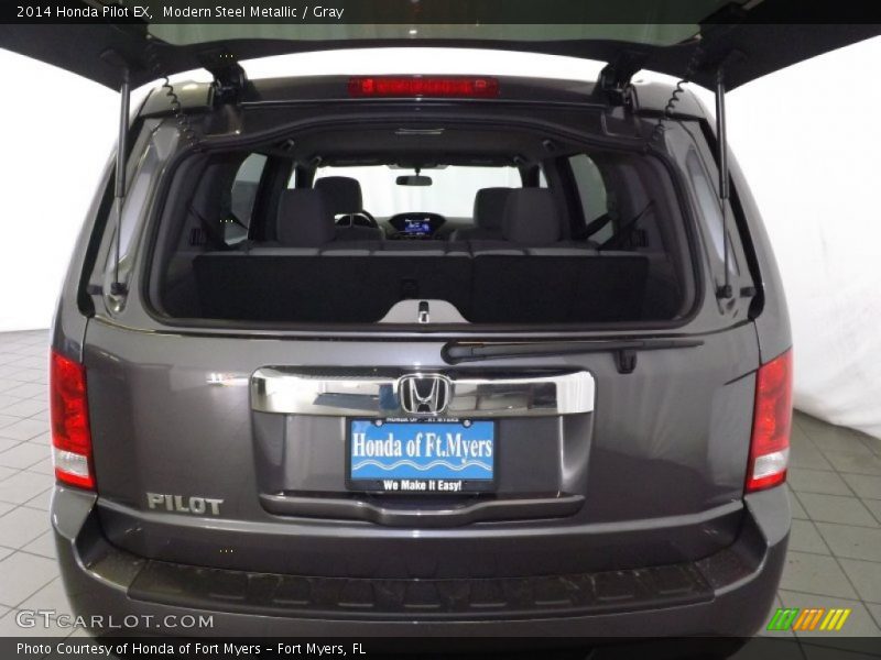 Modern Steel Metallic / Gray 2014 Honda Pilot EX