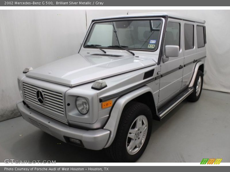 Brilliant Silver Metallic / Gray 2002 Mercedes-Benz G 500