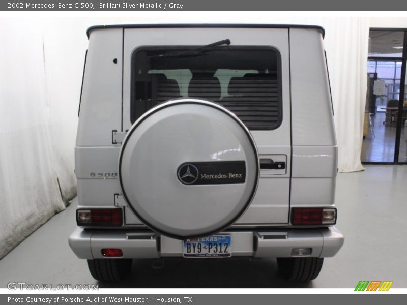 Brilliant Silver Metallic / Gray 2002 Mercedes-Benz G 500