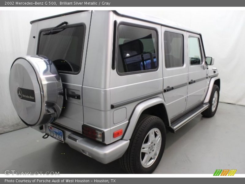 Brilliant Silver Metallic / Gray 2002 Mercedes-Benz G 500