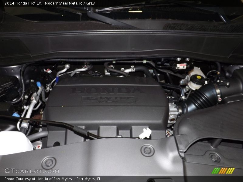 Modern Steel Metallic / Gray 2014 Honda Pilot EX