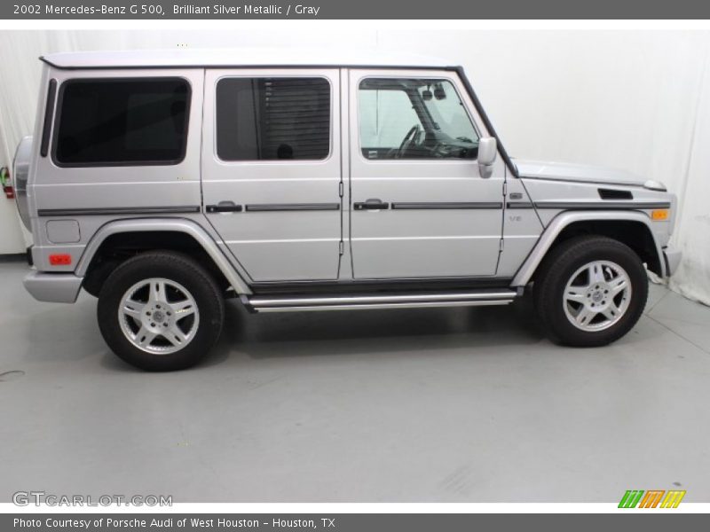 Brilliant Silver Metallic / Gray 2002 Mercedes-Benz G 500