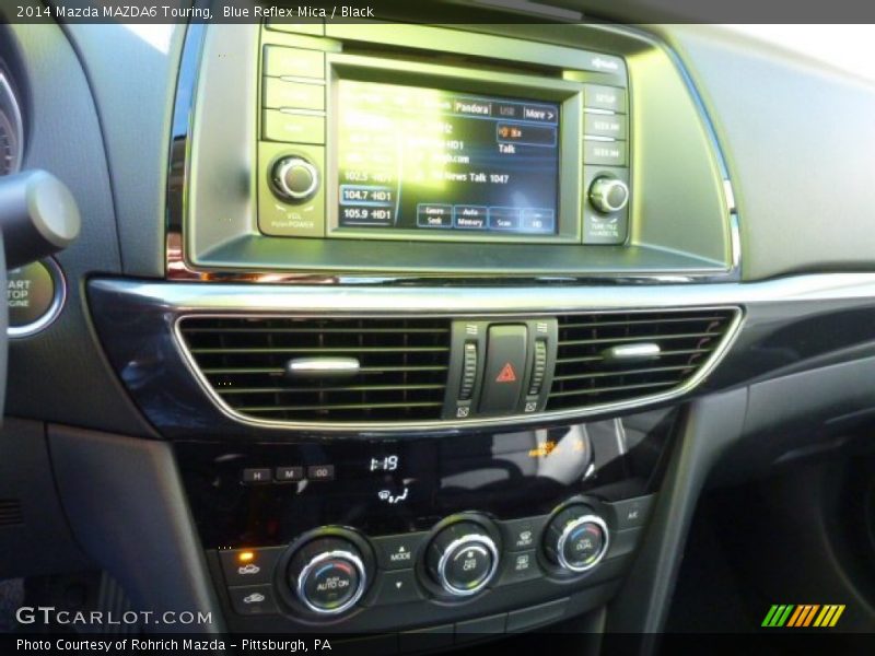 Blue Reflex Mica / Black 2014 Mazda MAZDA6 Touring