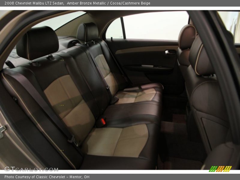 Amber Bronze Metallic / Cocoa/Cashmere Beige 2008 Chevrolet Malibu LTZ Sedan