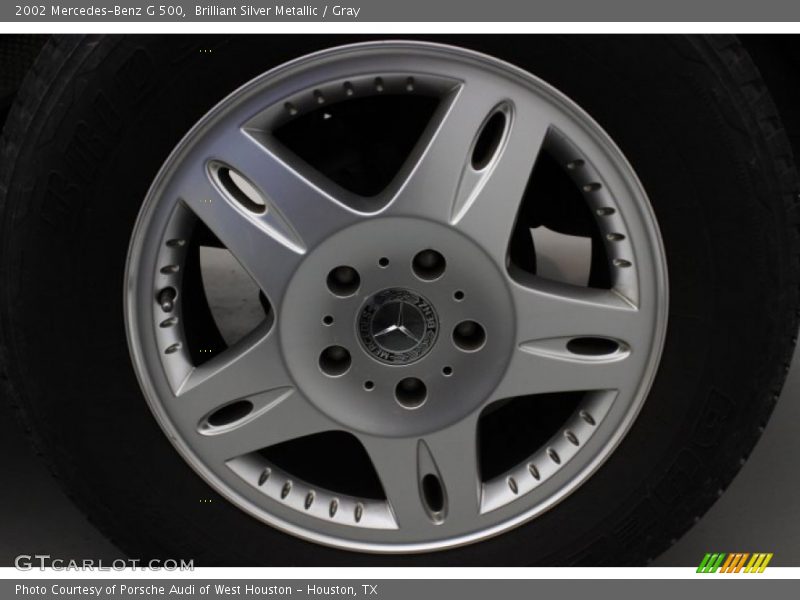 Brilliant Silver Metallic / Gray 2002 Mercedes-Benz G 500