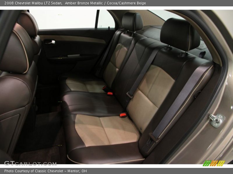 Amber Bronze Metallic / Cocoa/Cashmere Beige 2008 Chevrolet Malibu LTZ Sedan