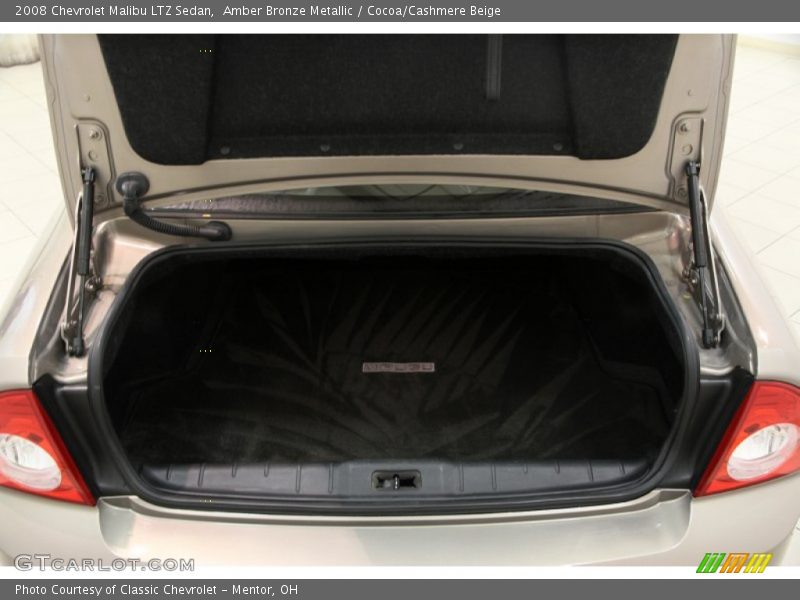 Amber Bronze Metallic / Cocoa/Cashmere Beige 2008 Chevrolet Malibu LTZ Sedan