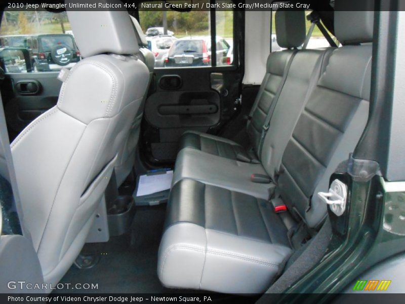 Natural Green Pearl / Dark Slate Gray/Medium Slate Gray 2010 Jeep Wrangler Unlimited Rubicon 4x4
