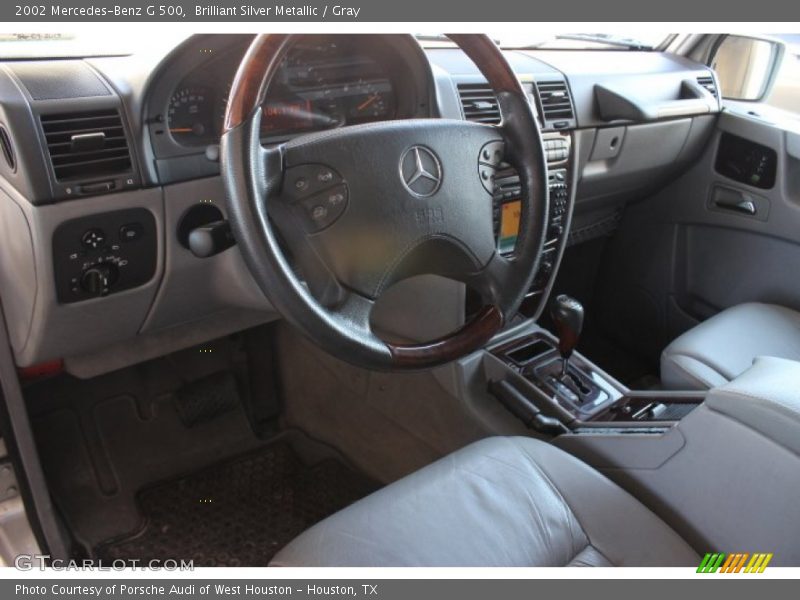 Brilliant Silver Metallic / Gray 2002 Mercedes-Benz G 500