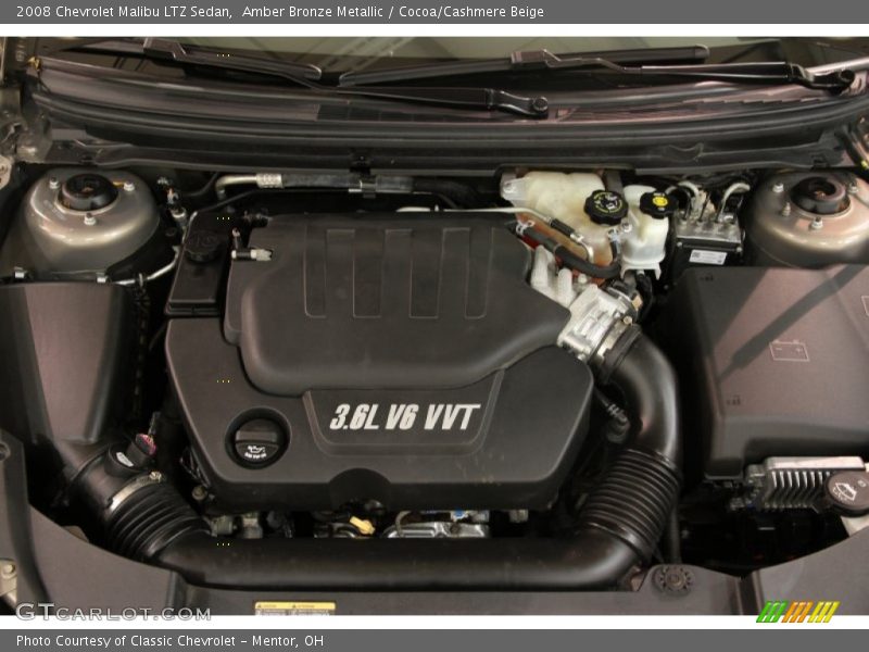 Amber Bronze Metallic / Cocoa/Cashmere Beige 2008 Chevrolet Malibu LTZ Sedan