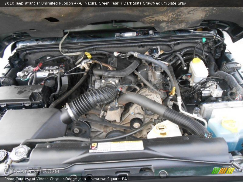 Natural Green Pearl / Dark Slate Gray/Medium Slate Gray 2010 Jeep Wrangler Unlimited Rubicon 4x4