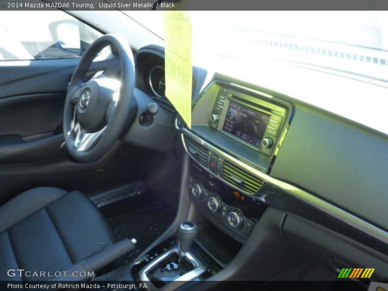 Liquid Siver Metallic / Black 2014 Mazda MAZDA6 Touring