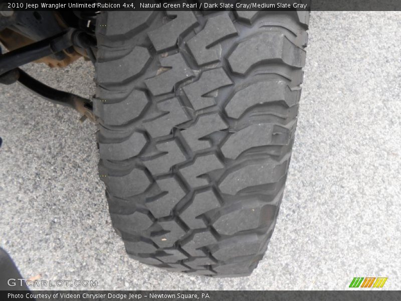 Natural Green Pearl / Dark Slate Gray/Medium Slate Gray 2010 Jeep Wrangler Unlimited Rubicon 4x4