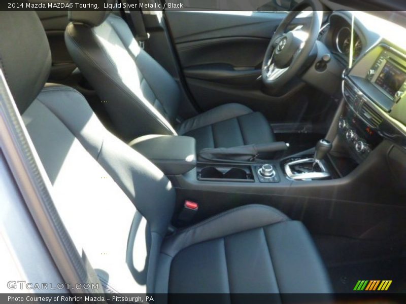 Liquid Siver Metallic / Black 2014 Mazda MAZDA6 Touring